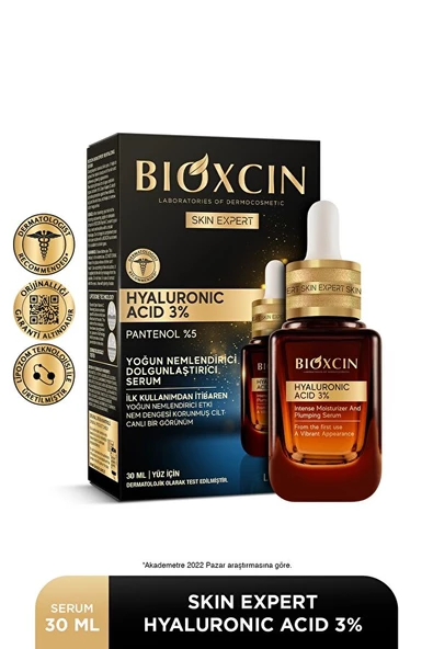 Bioxcin Hyaluronic Acid Yoğun Nemlendirici Dolgunlaştırıcı Serum