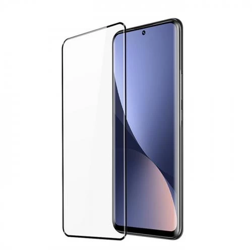 Polham 0.3MM Ful Kaplama 8K Xiaomi 12 Pro-12S Pro Kırılmaz Ekran Koruyucu, Parmak İzi Bırakmaz Koruyucu