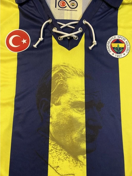 Fenerbahçe Orijinal 100. Yıl Forma Özel Tasarım Hediyelik Ahşap Kutulu - 3