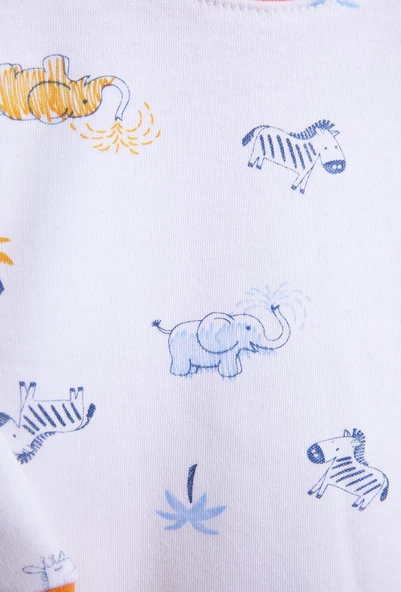 Babyhola 1-6 Yaş Unisex Kız Erkek Çocuk Pijama Takımı Ev Giyim Eşofman Takımı - 5