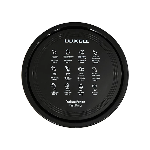 Luxell LXFC-5130 5.5 Litre Fast Fryer Yağsız Hava Fritözü / AirFryer - 7