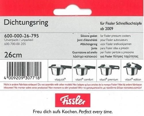 Fissler Düdüklü Tencere Orijinal Kapak Lastiği 26 cm - Yeni Model - 7