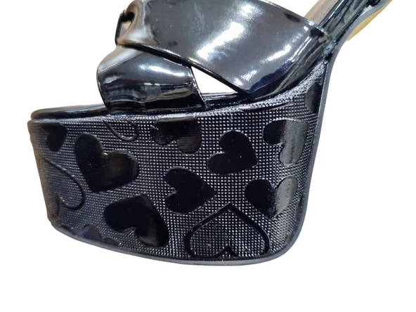 BABLİSOK 8189 PLATFORM TOPUK KADIN ABİYE GELİNLİK SANDALET - 6