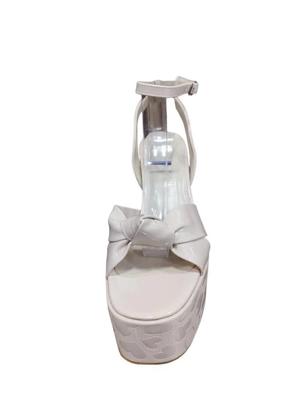BABLİSOK 8189 PLATFORM TOPUK KADIN ABİYE GELİNLİK SANDALET - 10