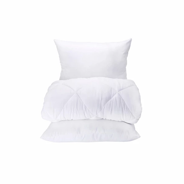 Karaca Home Microfiber Soft Çift Kişilik Yorgan ve 2 Adet Silikon Yastık - 2