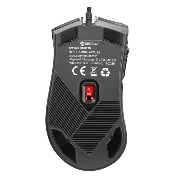 Everest SM-G06 SAGITTA Usb Siyah 800/1600/3200/4800/6400 dpi RGB Gaming Mouse - 6