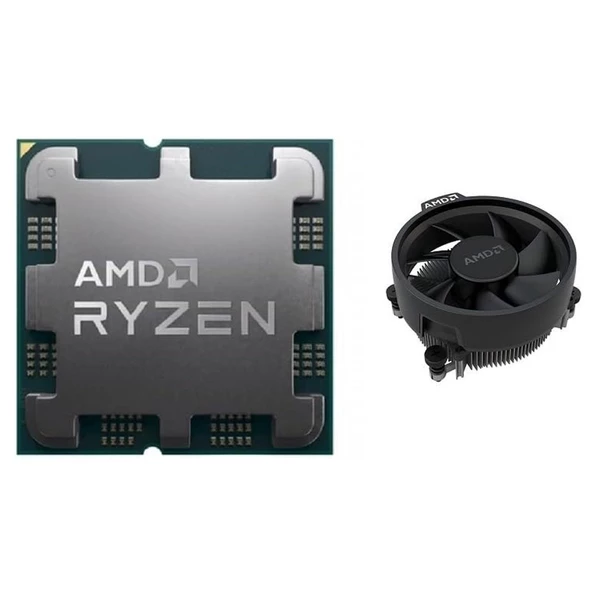 AMD Ryzen 5 7500F Soket AM5 3.7GHz/5.0GHz 32MB 65W 5nm MPK Fanlı-Kutusuz İşlemci - 4