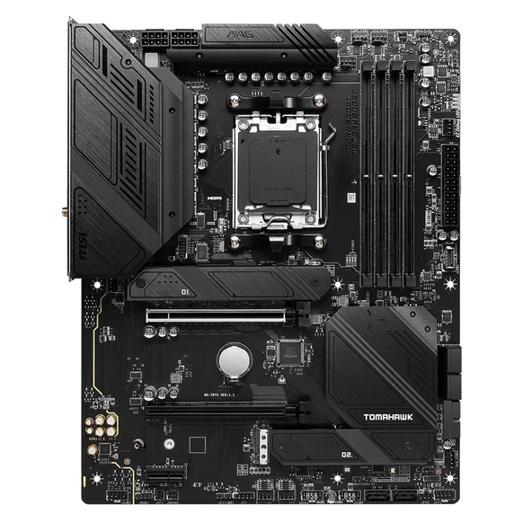 MSI MAG B650 TOMAHAWK WIFI Soket AM5 DDR5 6600MHZ(OC) ATX Anakart - 4