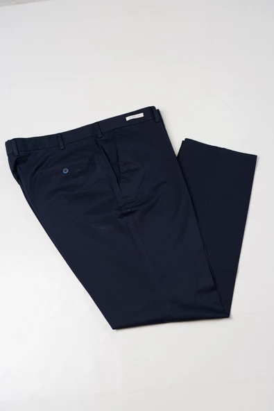 Ecer Büyük Beden Pamuklu Yazlık Kumaş Kanvas Erkek Gabardin Pantalon - 4