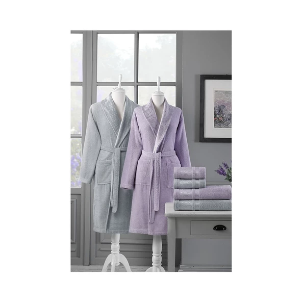 Özdilek Dory Lila - Gri Aile Seti 1093 - 2