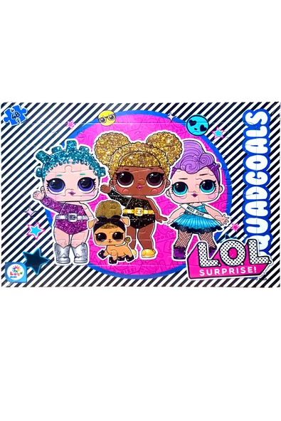 Laço Kids LOL Bebekler 48 parça Lisanslı Frame Puzzle/Yapboz ürün görseli 1