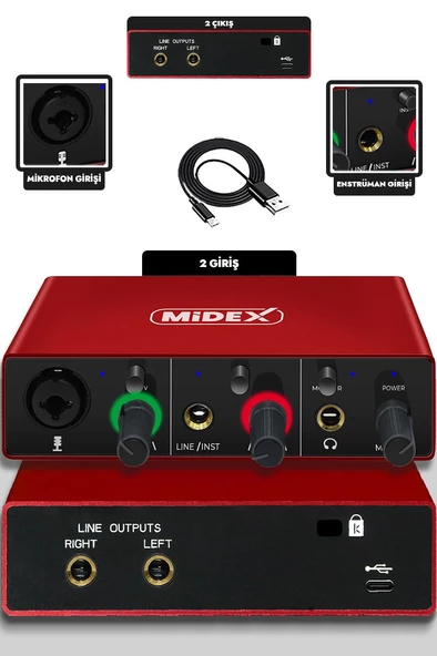 Lastvoice BM800 GLX Basic Set BM800 Mikrofon Midex GLX-500 PRO Ses Kartı - 3