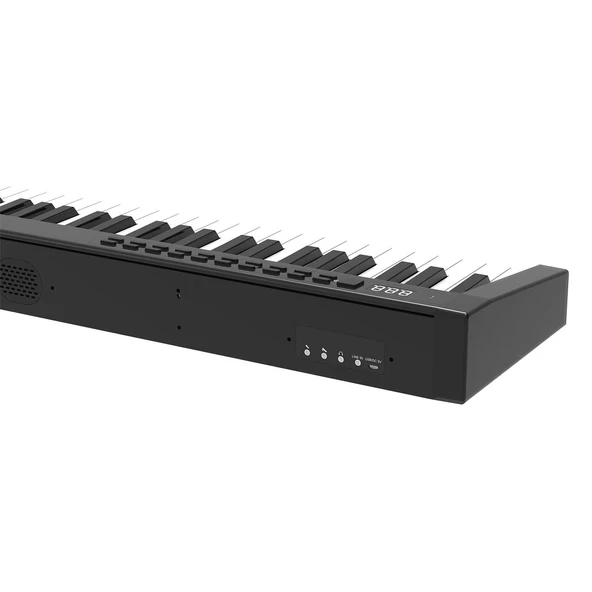 Jwin JDP-8820 88 Tuş Hassasiyetli Bluetooth + Şarjlı Piyano - Siyah - 5
