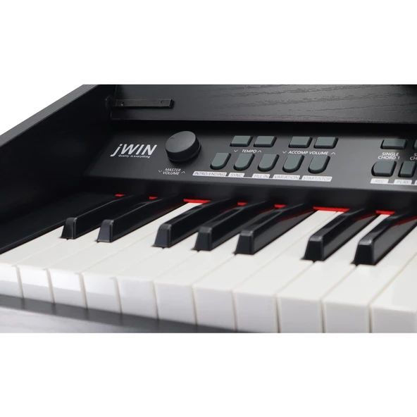 Jwin JDP-950 Tuş Hassasiyetli 61 Tuşlu Dijital Piyano - Siyah - 4