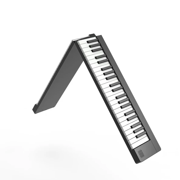 Jwin JDP-8800 Katlanabilir Tuş Hassasiyetli Bluetooth + Şarjlı Piyano - Siyah - 2