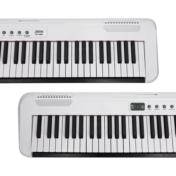 Jwin JDP-2088 Tuş Hassasiyetli 88 Tuşlu Dijital Piyano - Beyaz - 2