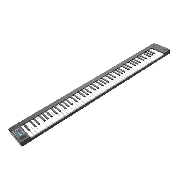 Jwin JDP-8800 Katlanabilir Tuş Hassasiyetli Bluetooth + Şarjlı Piyano - Siyah - 3