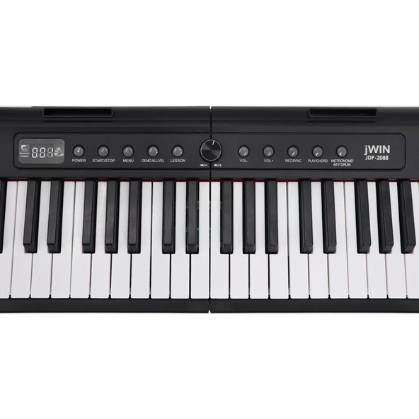Jwin JDP-2088 Tuş Hassasiyetli 88 Tuşlu Dijital Piyano - Siyah - 3