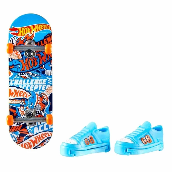 HGT46 Hot Wheels Skate Parmak Kaykay ve Ayakkabı Paketleri - 6
