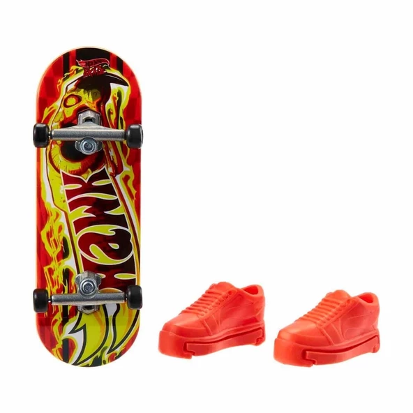 HGT46 Hot Wheels Skate Parmak Kaykay ve Ayakkabı Paketleri - 7