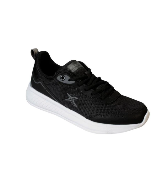 KİNETİX Erkek  Gri Siyah Fileli Sneaker Spor Yürüyüş Ayakkabısı - Resim 2