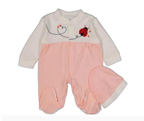 uğurböceğiçocuk Uğur Böcekli Kız Bebek Tulum 539 - 8
