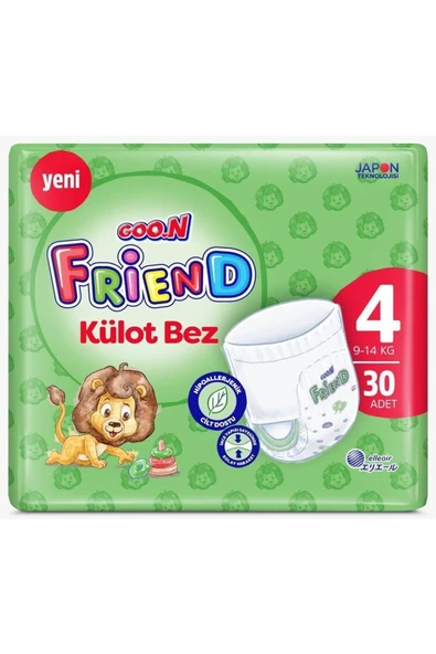 GOON Friend Külot Bez 4 Numara Jumbo 30 Adet