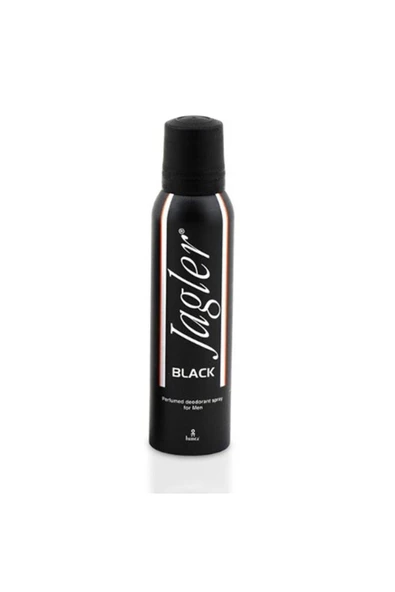 JAGLER Deodorant For Men Black 150 Ml 3 adet - 1