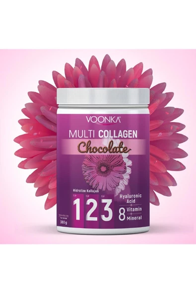 VOONKA Multi Collagen Powder 380 Gr Çikolata Aromalı - 2