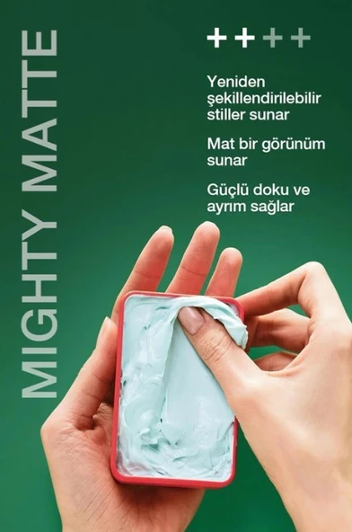 SCHWARZKOPF OSİS Mighty Matte Güçlü Tutucu Wax 85 ml - 3