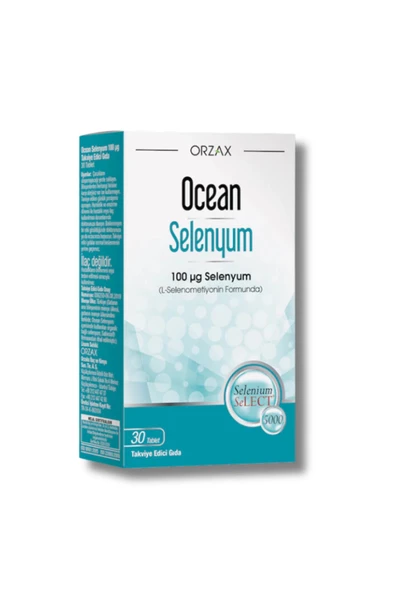 ORZAX Ocean Selenyum Takviye Edici Gıda 30 Kapsül ürün görseli
