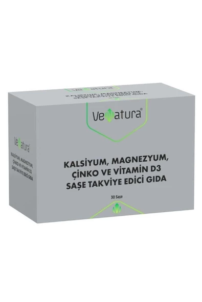 VENATURA Kalsiyum, Magnezyum, Çinko Ve Vitamin D3 30 Saşe