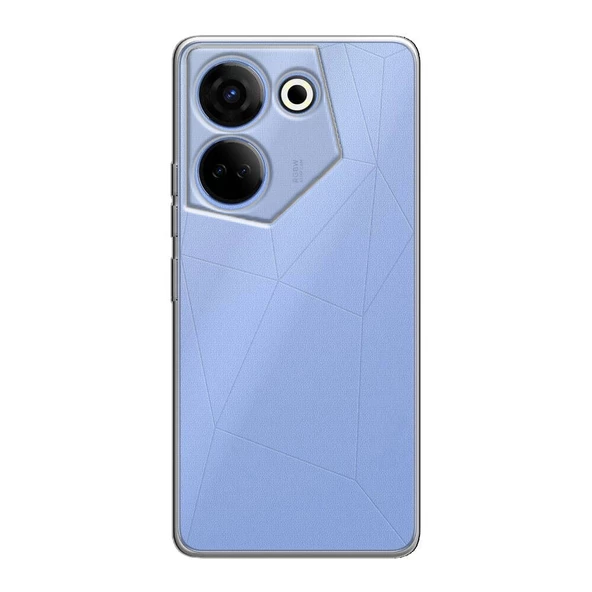 Tecno Camon 20 Pro 5G Kılıf Şeffaf Silikon Hibrit Case Kapak