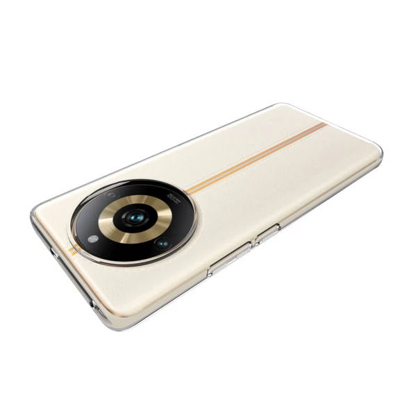 Realme 11 Pro Plus Kılıf Şeffaf Silikon Hibrit Case Kapak - 4