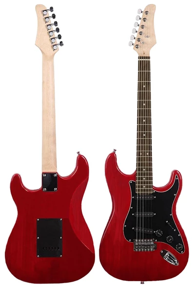 Midex RPH-30RD-35AMP Gül Klavye Strat Kasa SSS 35W Elektro Gitar Seti - 4