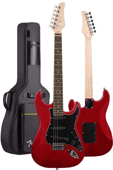 Midex RPH-30RD-35AMP Gül Klavye Strat Kasa SSS 35W Elektro Gitar Seti - 3