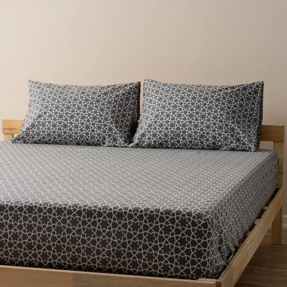 Soley | Mix & Match | Blanj | %100 Pamuklu Çift Kişilik Çarşaf Seti - 2
