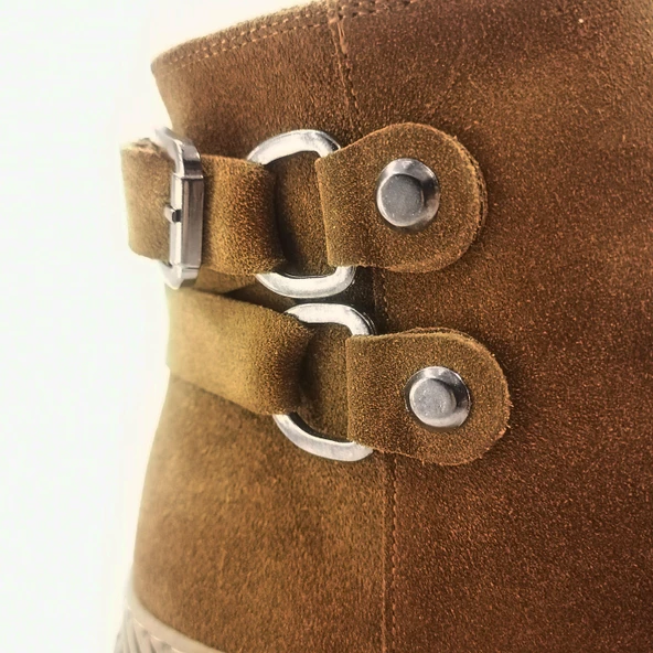 Janestt Kadın Hakiki Deri Süet Confort Taban Bot 145-201 - Resim 3