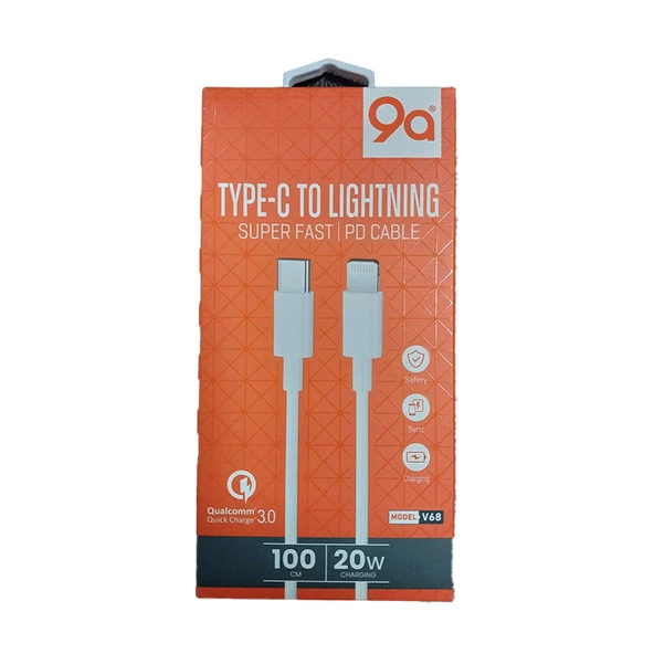 9A Type-C To Lıghtnıng Super Fast Pd Cable