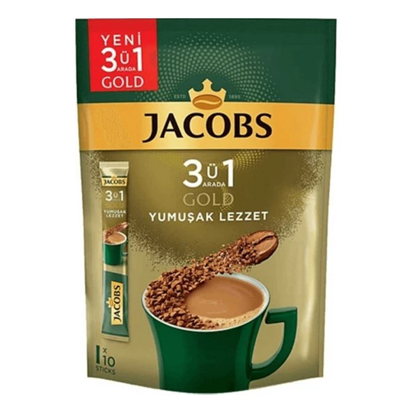 Jacobs 3 In 1 Yumuşak 10'lu 180 gr