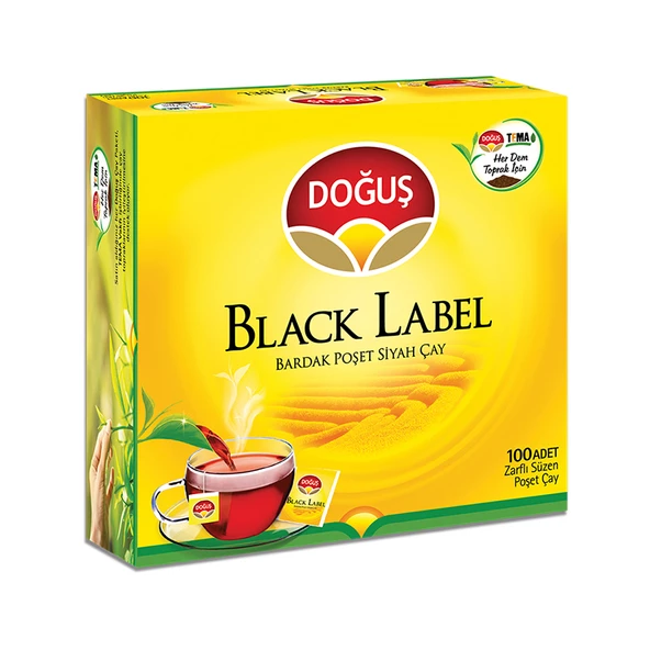 Doğuş Black Label 100'lü Bardak Poşet