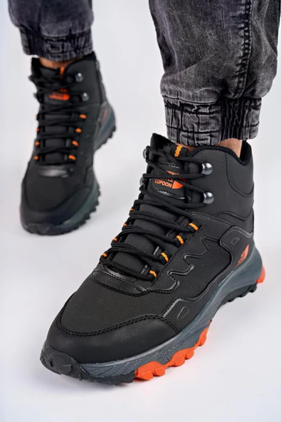 Muggo İZLAND Unisex Garantili Trekking Outdoor Bağcıklı Yandan Fermuarlı Kışlık Bot - 2