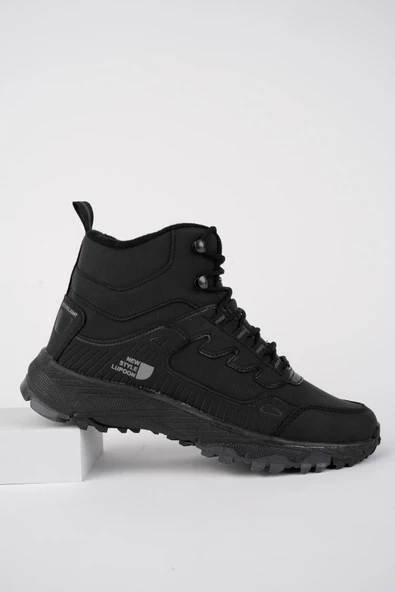 Muggo İZLAND Unisex Garantili Trekking Outdoor Bağcıklı Yandan Fermuarlı Kışlık Bot - 10