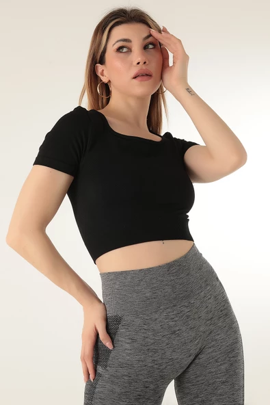 DoReMi Seamless Kısa Kollu Crop - 11