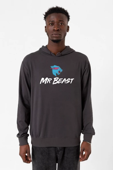 Mr Beast Füme Erkek 2ip Kapşonlu ürün görseli