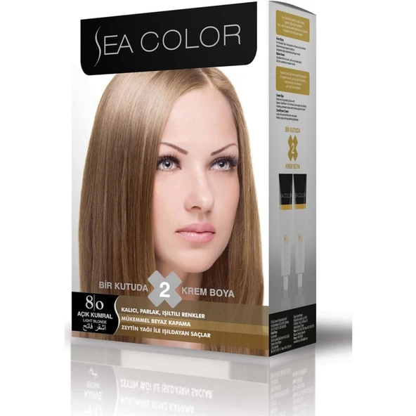 Sea Color Saç Boyası 8.0 Açık Kumral