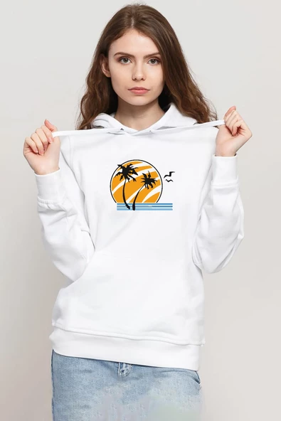 The Last Of Us Ellie Shirt Beyaz Kadın 3ip Kapşonlu Sweatshirt