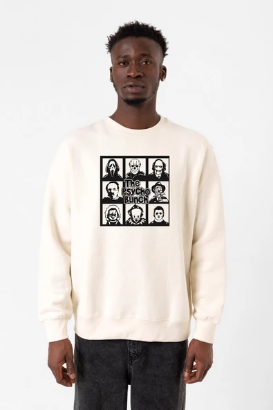 The Psycho Bunch Ekru Erkek 2ip Sweatshirt