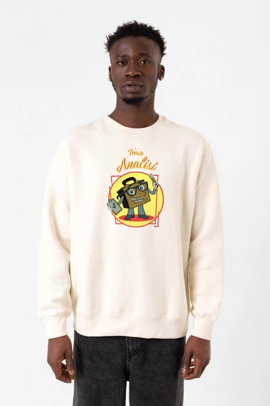 The Umbrella Academy Team Analist Ekru Erkek 2ip Sweatshirt