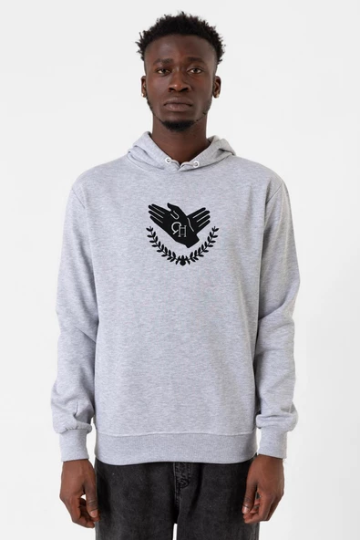 Violet Evergarden Anime CH Postal Company Logo Grimelanj Erkek Kapşonlu 3ip Sweatshirt